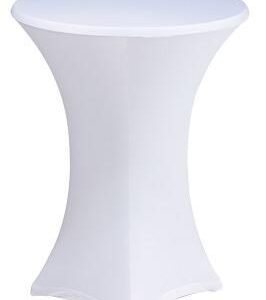 Table mange debout avec nappe