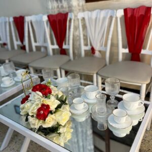 Table basse effet mirroir dimension 80 cm x 50 cm