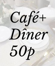 Pack café + dîner 50 p