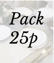 Pack dîner 25 p