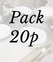 Pack dîner 20 p