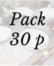 Pack dîner 30 p