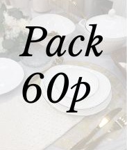 Pack dîner 60 p