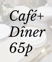Pack café + dîner 65 p