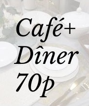 Pack café + dîner 70 p