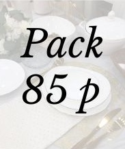 Pack dîner 85 p