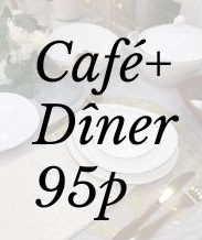 Pack café + dîner 95 p
