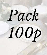 Pack dîner 100 p